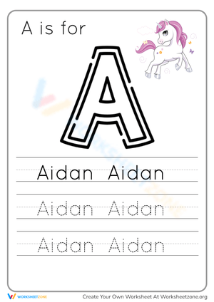 A is for... Worksheet
