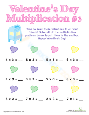 Celebrate with Valentine's Day Multiplication Fun