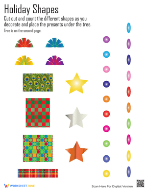 Christmas Cut and Paste Worksheet