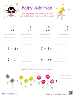Picture Addition Worksheet