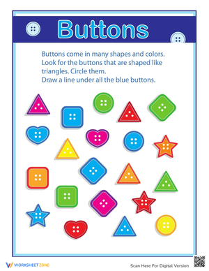 Counting Buttons Worksheet