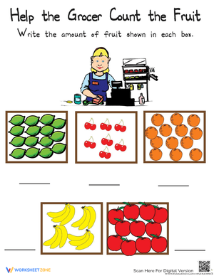 Grocer Math: Addition Practice