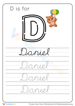 D is for... Worksheet