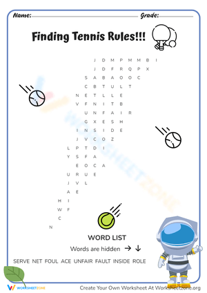 Finding Tennis Rules!!!