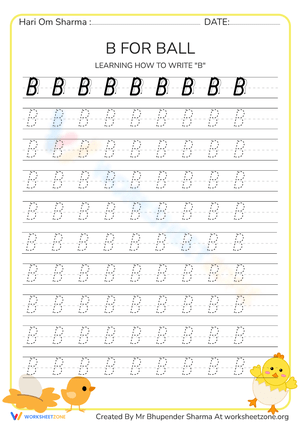 Grade 1 Cursive B Worksheets 2024