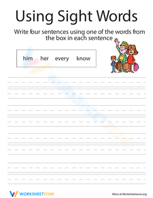 Sight Words Practice: Enhance Reading Skills