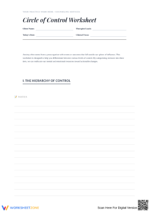 Practice Identifying Your Circles of Control