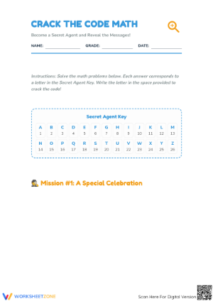 Essential Crack the Code Math: Grade 1-2 Printable