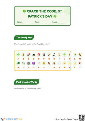 Crack The Code St Patrick's Day