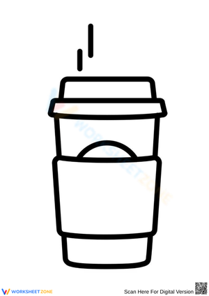 Detailed Starbucks Image: A Creative Coloring Page