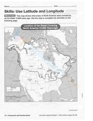 Social Studies: Using Latitude and Longitude