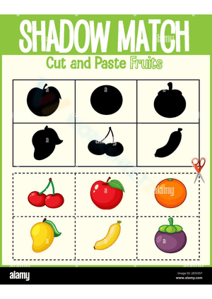 Free Printable Shadow Work Worksheets for Kids