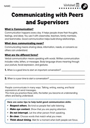 Essential Communication Guide | Grade 4-5