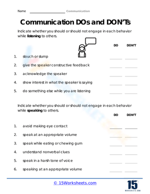 Communication Dos and Don'ts: A Practical Guide