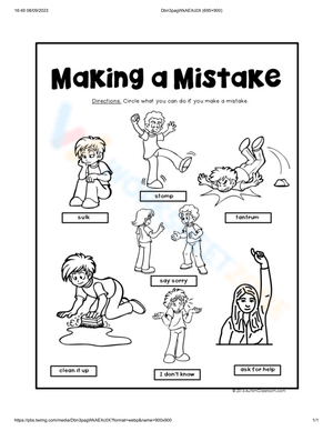 Making A Mistake