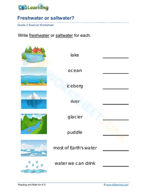 Freshwater or saltwater?
