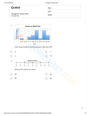 Histograms & Box Plots: Data Analysis Methods