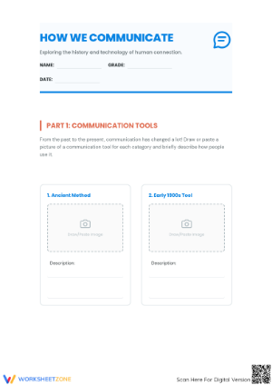 How We Communicate Worksheet