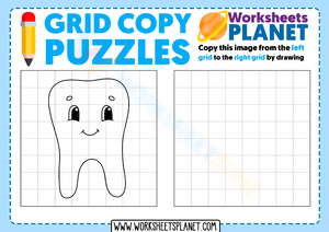 Grid Copy Puzzle: Teeth