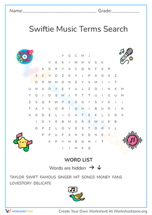Swiftie Music Terms Search