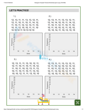 Histogram Practice Worksheet