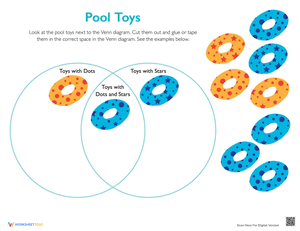 Pool Toys Venn Diagram Worksheet