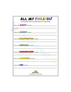 Emotion Regulation Skills Worksheet