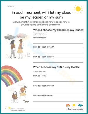 Improving Focus: Self-Regulation Worksheet