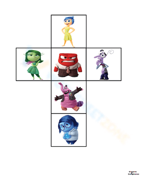 Inside Out Cube: Exploring Emotions Worksheet