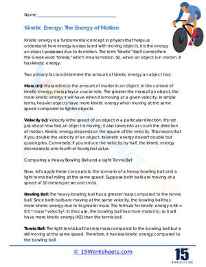 Kinetic Energy: Understanding the Energy of Motion