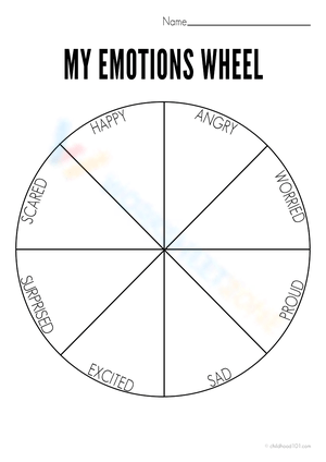 My Emotions Wheel: Identify and Express Feelings