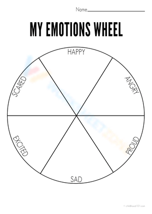 My Emotions Wheel 2: Exploring a Range of Feelings
