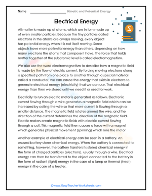 Electrical Energy: Understanding and Applications