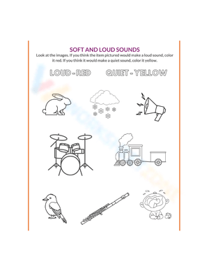 Soft and Loud Sounds: Perception Worksheet