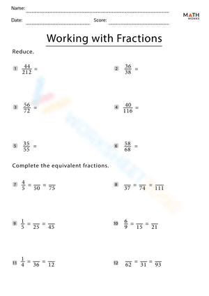 Working with Fractions