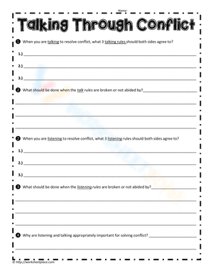 Talking Through Conflict