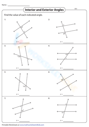Interior and Exterior Angles
