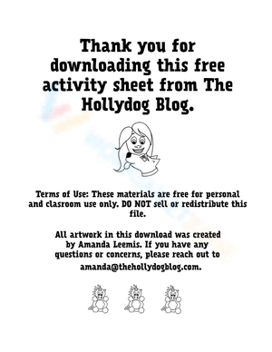 Trace the dotted words