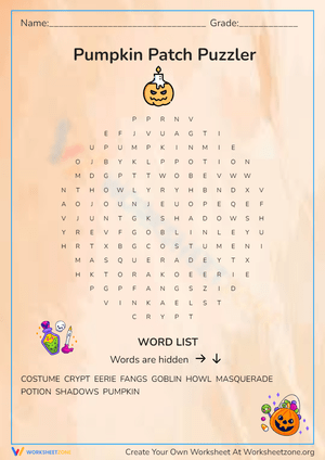Pumpkin Patch Puzzler