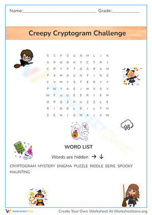 Creepy Cryptogram Challenge