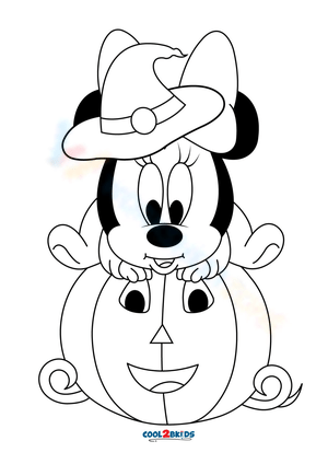 Disney Halloween Coloring Pages: Toddler Fun