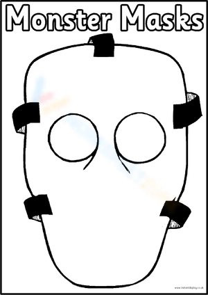 Create Your Own Halloween Monster Masks