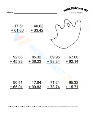 Practice Two-Digit Decimal Addition