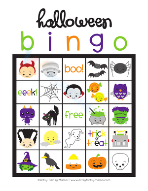 Play Halloween Bingo with Card 8