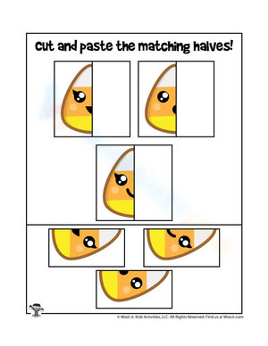 Candy Corn Printable Matching Game