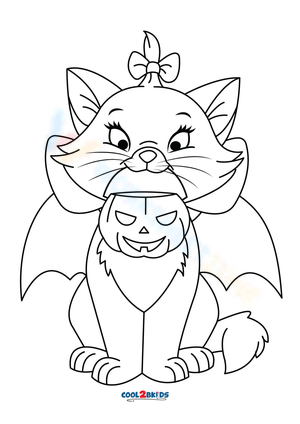 Simple Disney Halloween Coloring