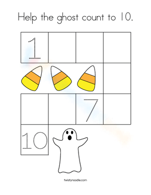Help the Ghost Count to 10