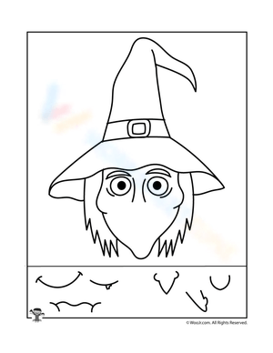 Witch Preschool Halloween Activity