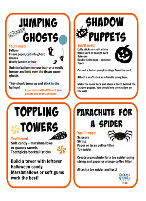 Halloween STEM Challenges Activities