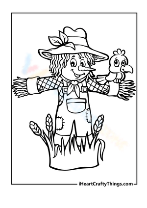 Halloween Friendly Scarecrow